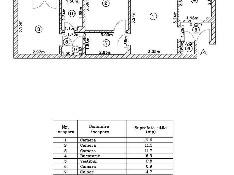 Titan, Aleea Barajul Cucuteni, apartament 3 camere